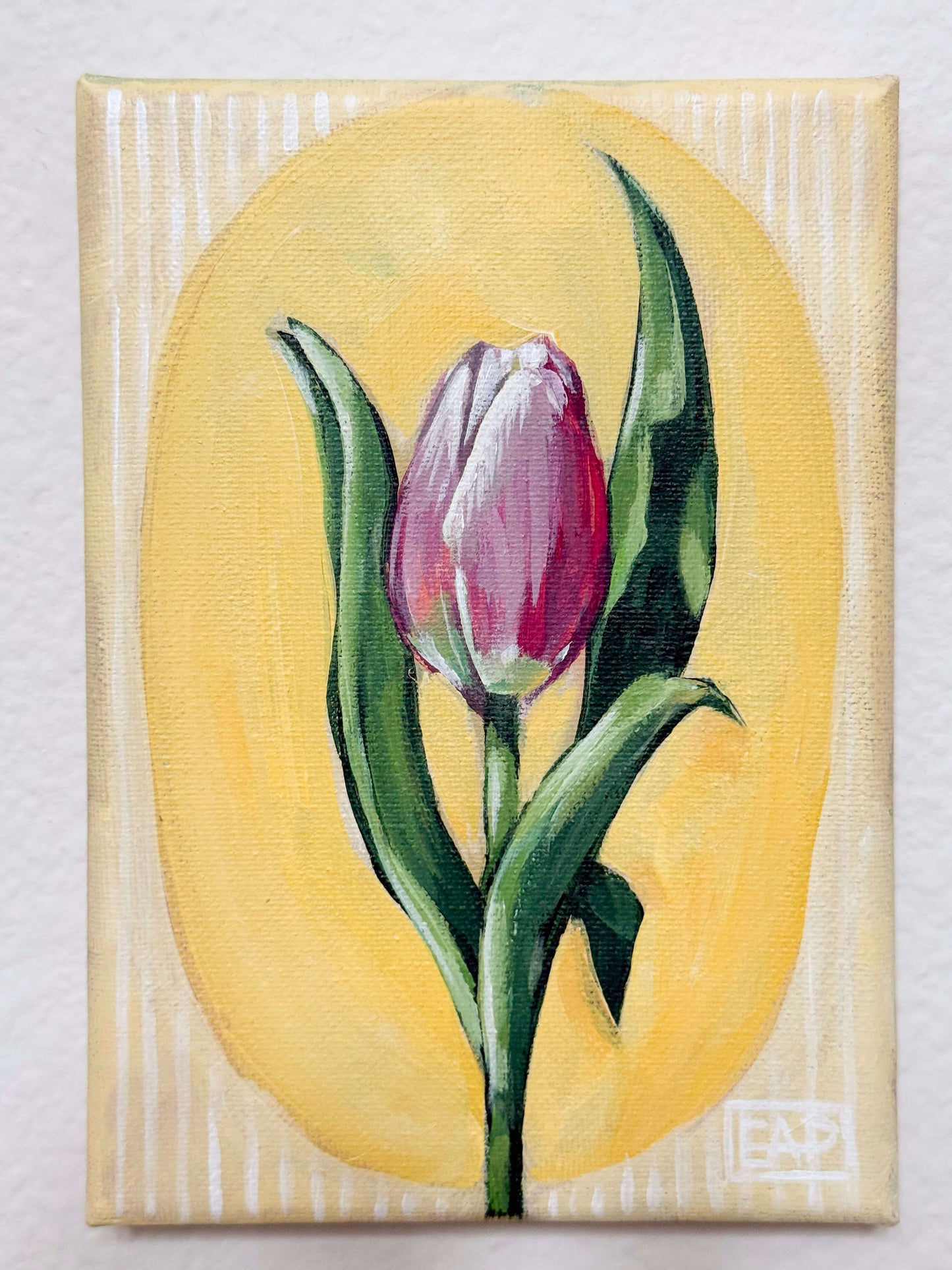 Pink Tulips Orginal Painting