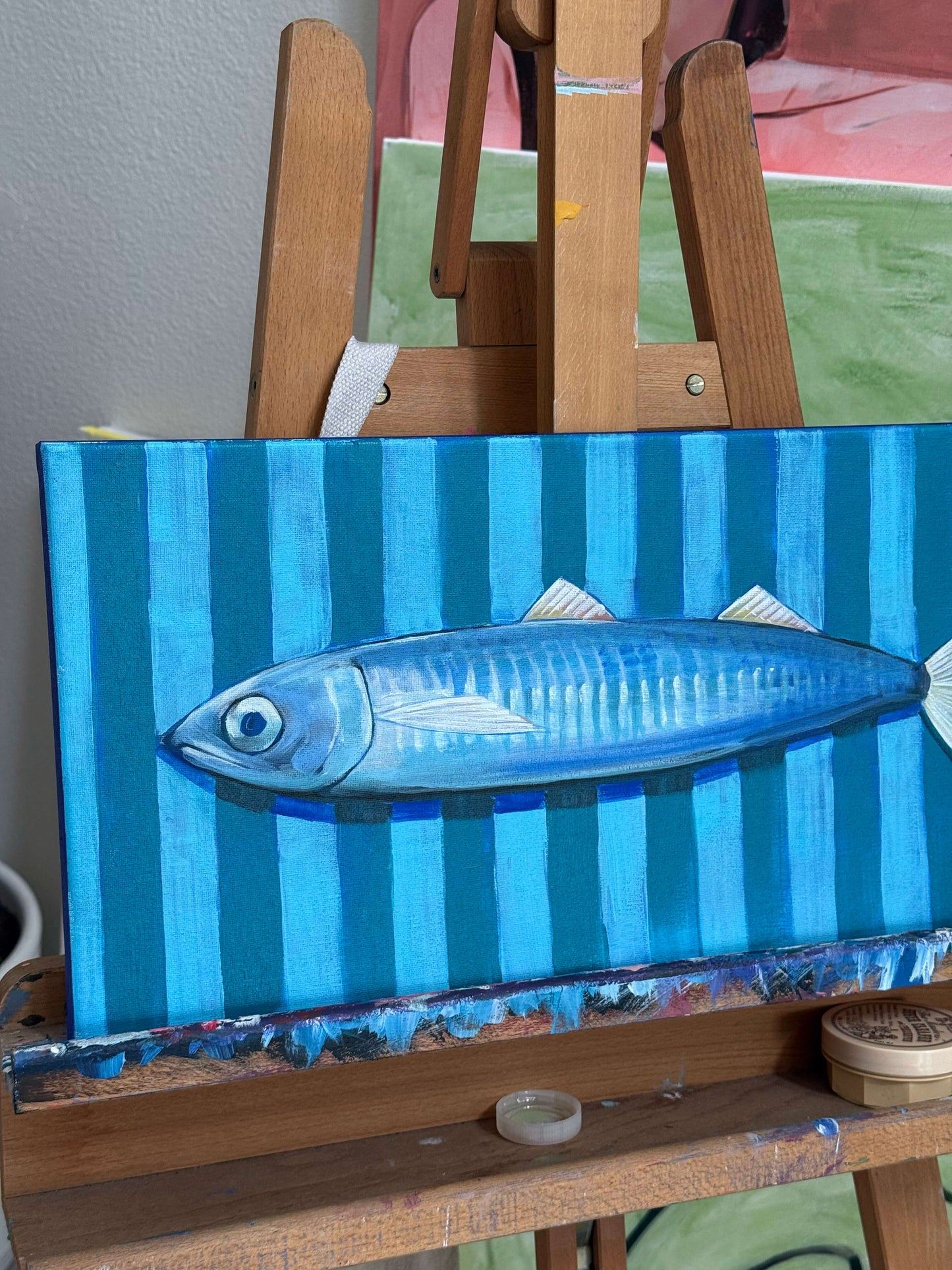 Fish Market Orginal Painting