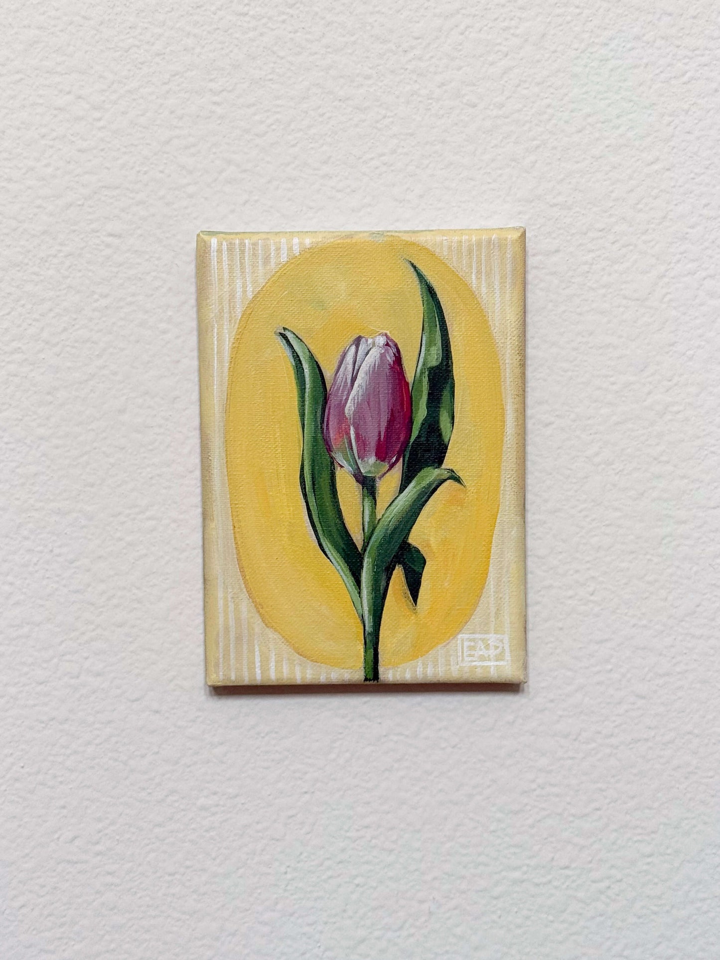 Pink Tulips Orginal Painting