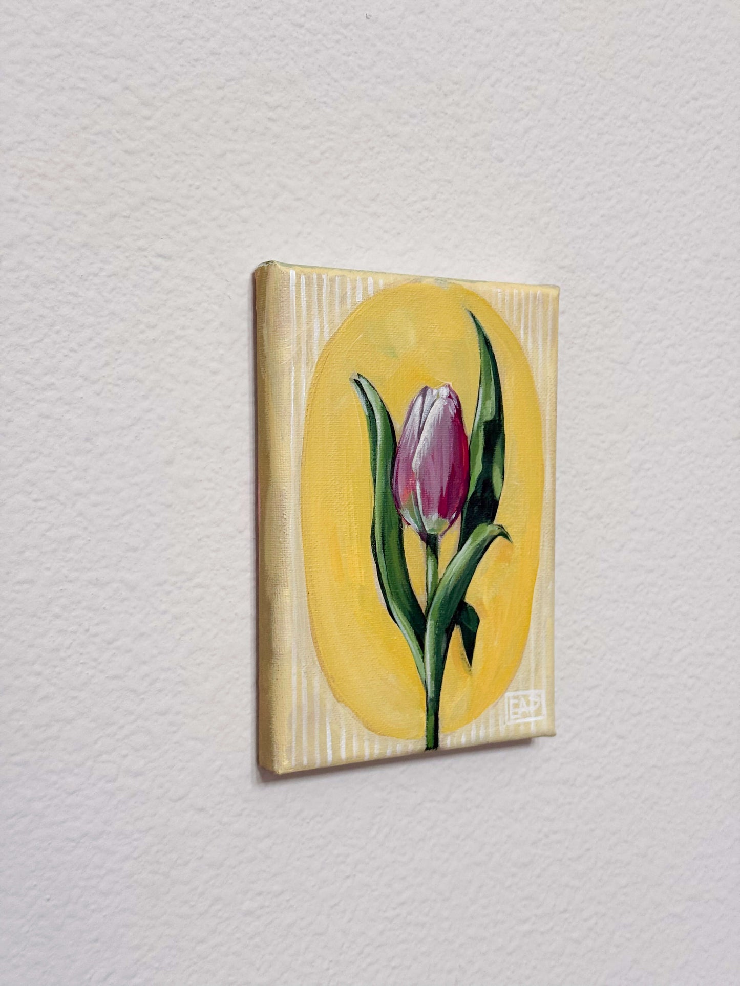 Pink Tulips Orginal Painting