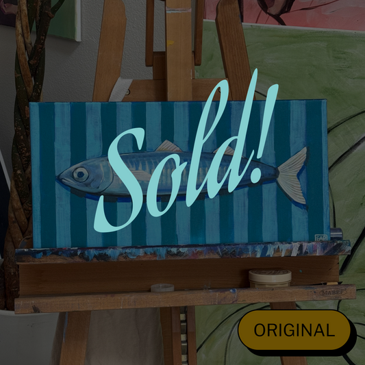 Fish Market Orginal Painting