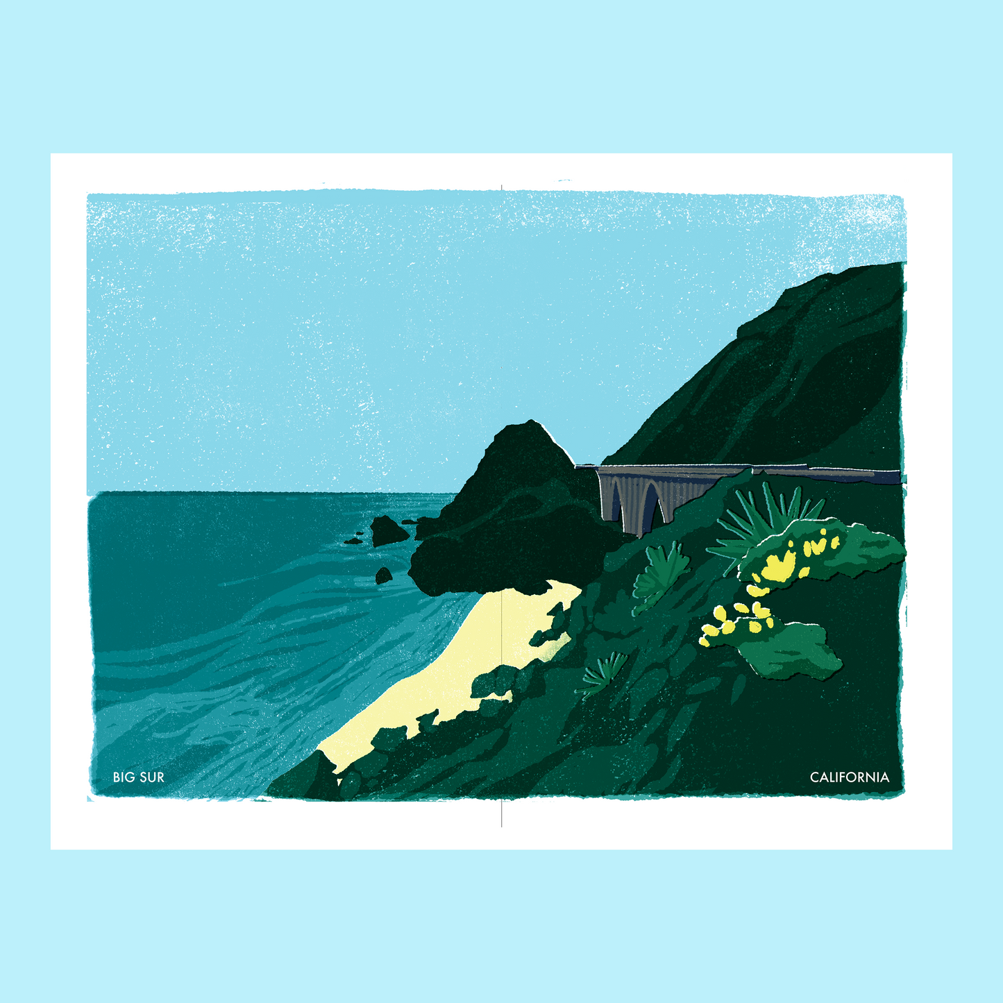 Pacific Coast Highway California Prints