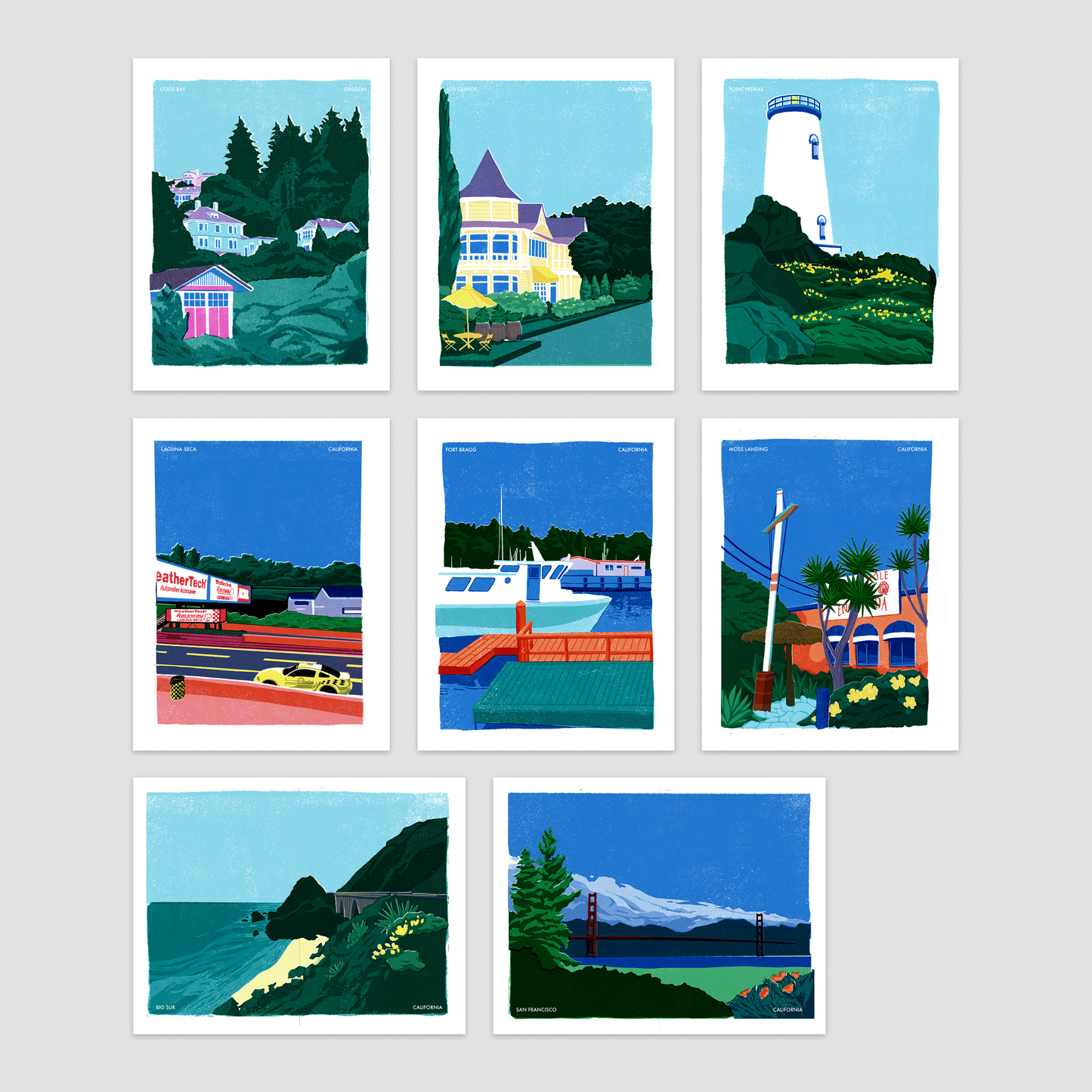 Pacific Coast Highway California Prints