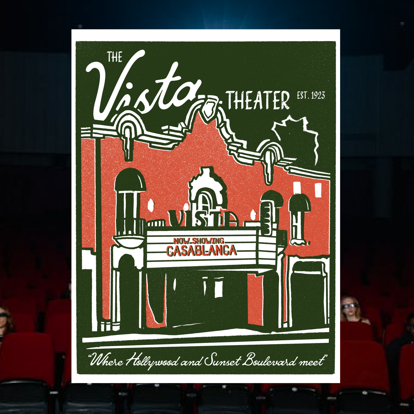 Los Angeles Movie Theather Prints